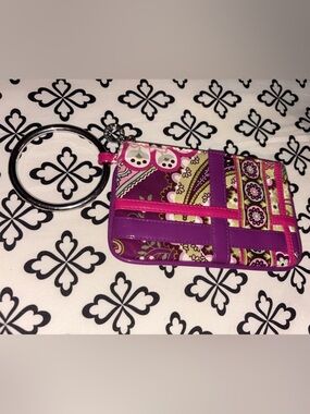 Retired Vera Bradley Bangle Wristlet in the Very Berry Paisley pattern